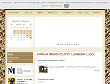 Tablet Screenshot of muzeumkluki.pl